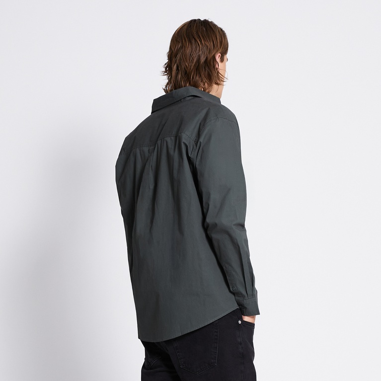 Boxy shirt "Richard" Dark Green